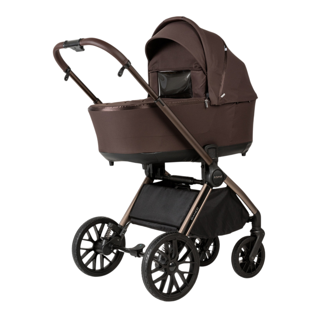 ADAMEX Kočík kombinovaný Bianco 13 Chocolate Brown