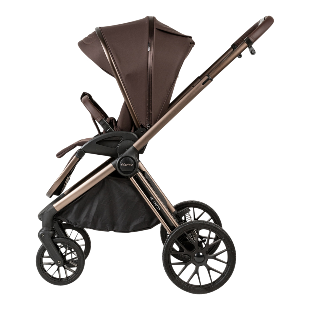 ADAMEX Kočík kombinovaný Bianco 13 Chocolate Brown