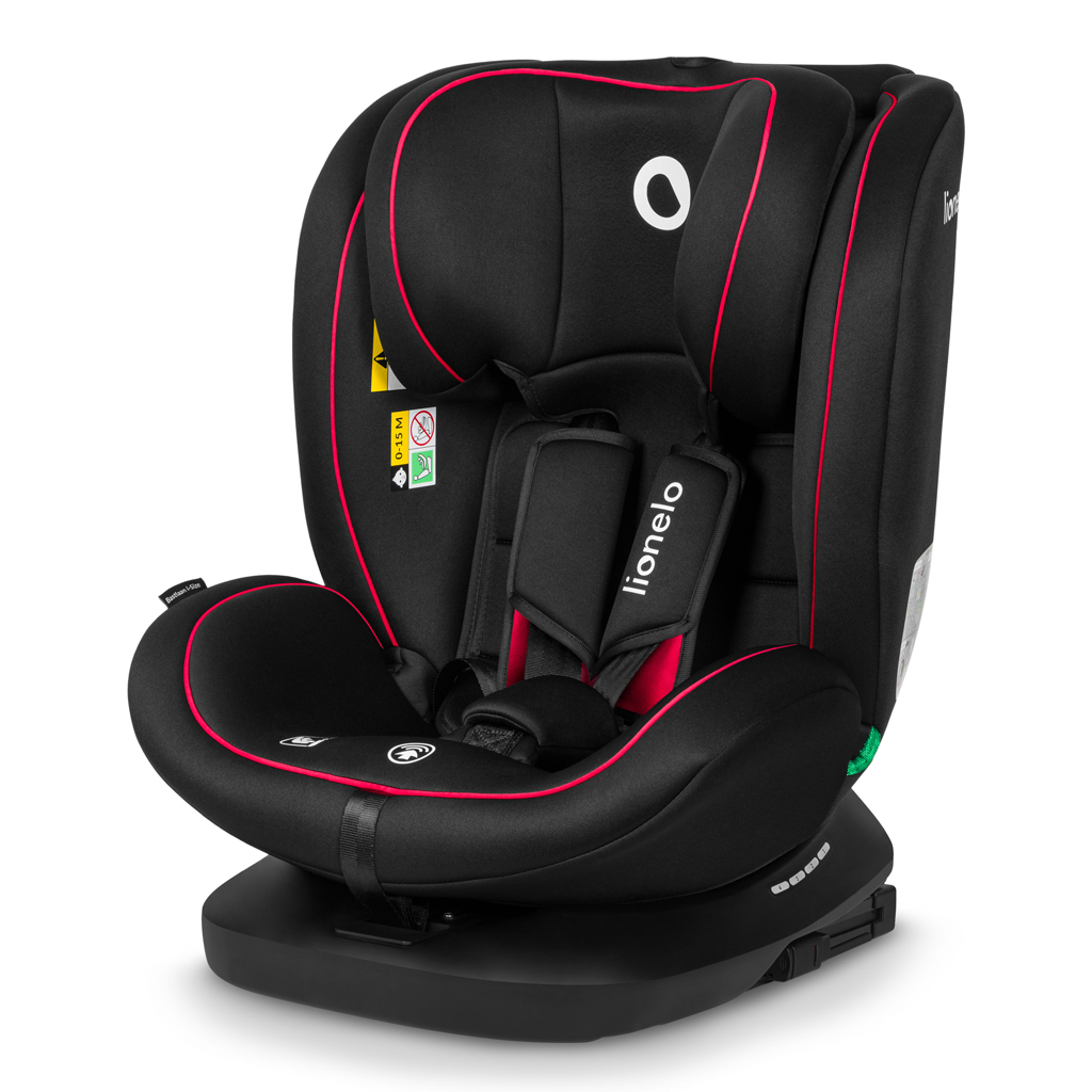 LIONELO Autosedačka Bastiaan i-Size (40-150 cm) Black Red