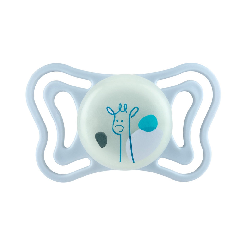 CHICCO Cumlíky Physioforma Light silikónové ortodontické neutral 2-6m, 2 ks
