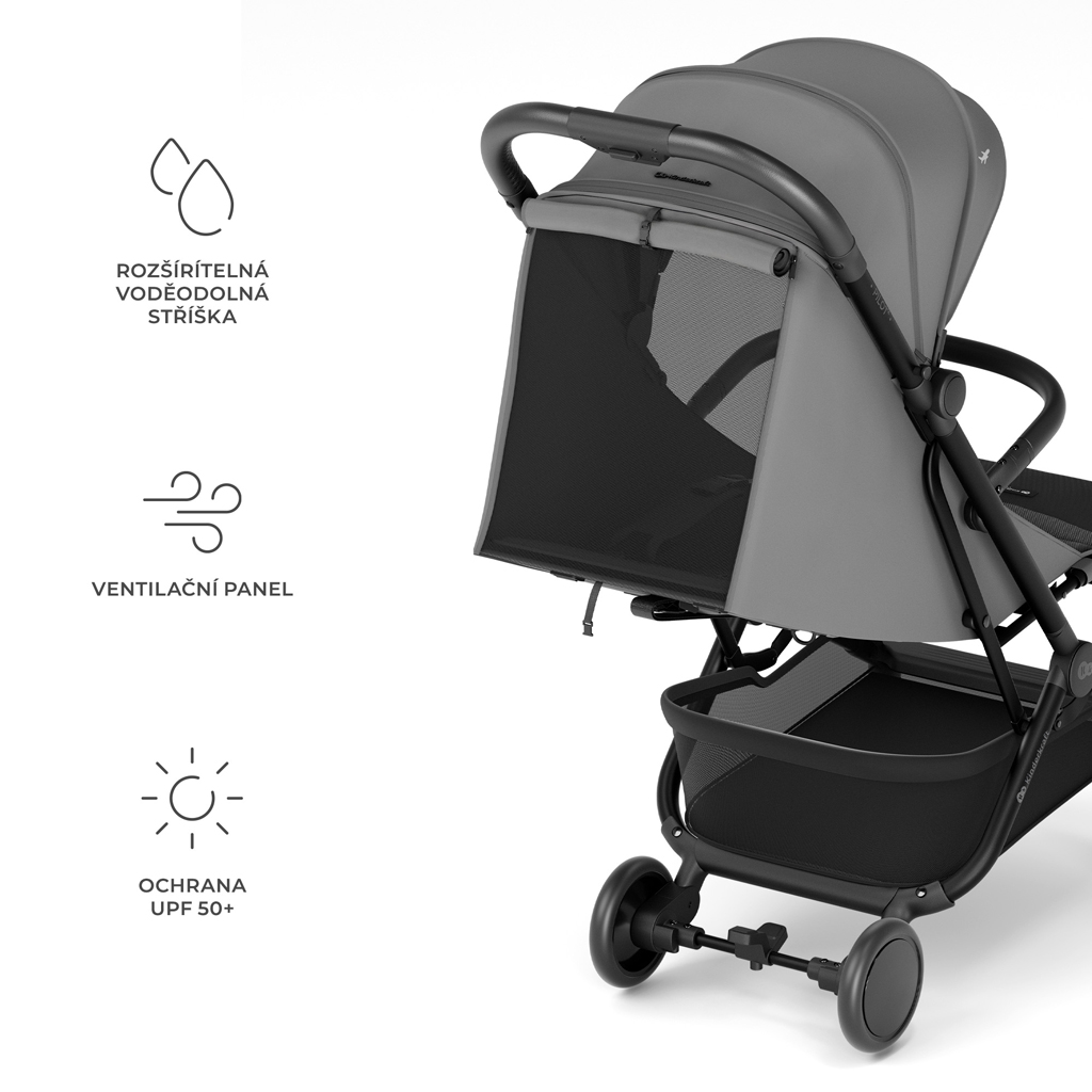 KINDERKRAFT SELECT Kočík športový Pilot 2 Grey