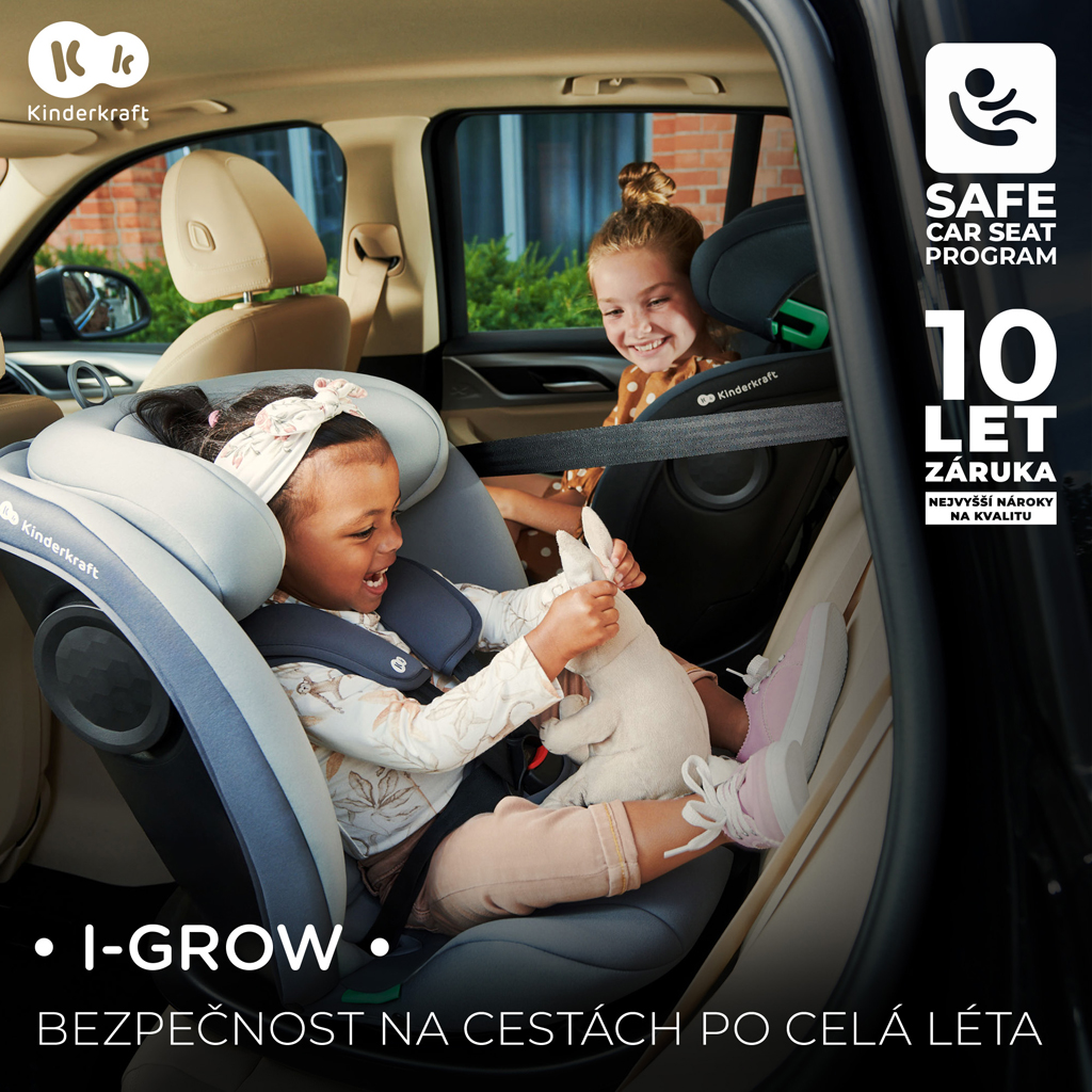 KINDERKRAFT Autosedačka I-Grow I-size 40-150 cm Blue