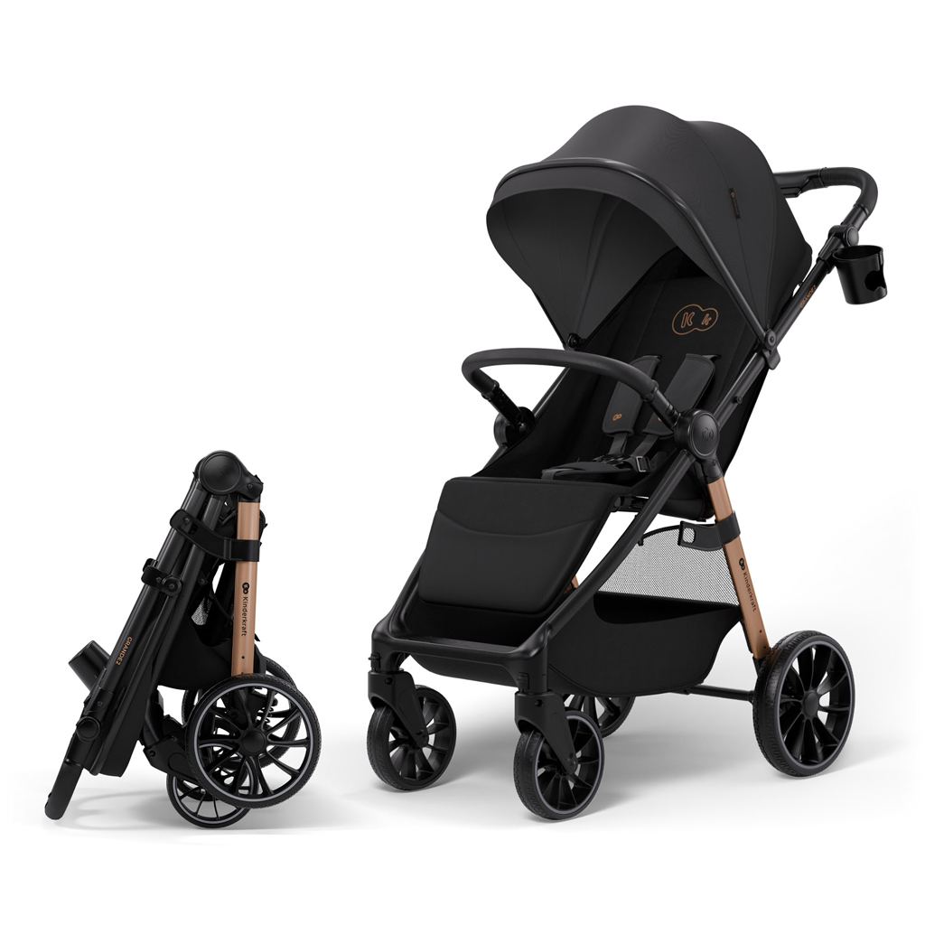 KINDERKRAFT Kočík športový Grande 2 Midnight Black