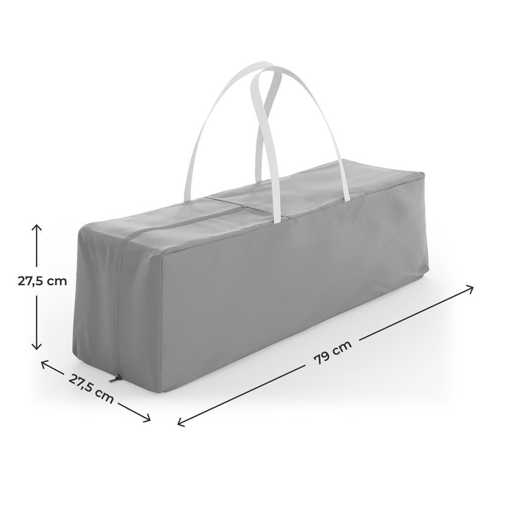 KINDERKRAFT Postieľka cestovná Leody Up Grey