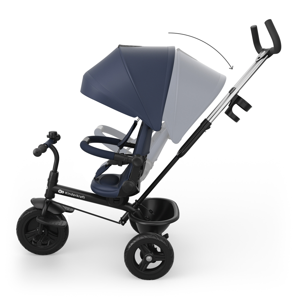 KINDERKRAFT Trojkolka Aston 2 Plus Navy, 9m+