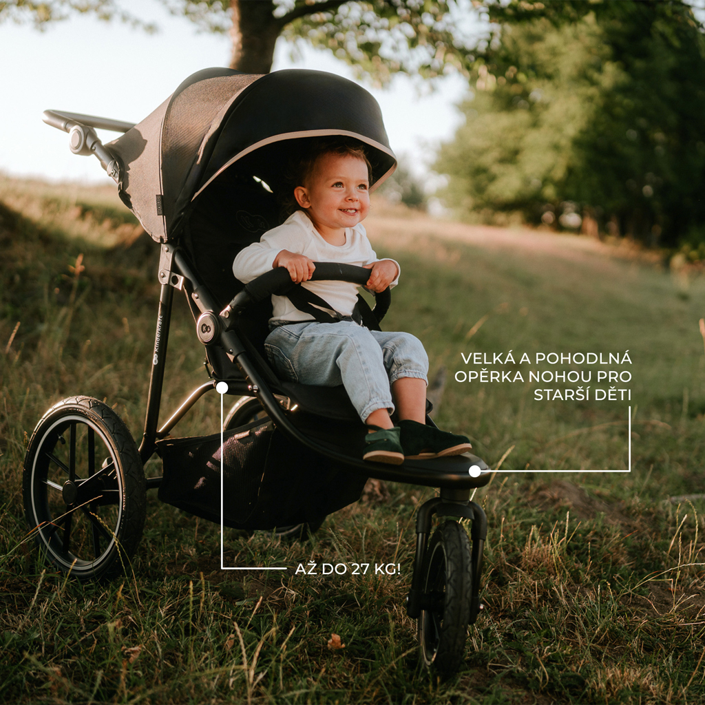 KINDERKRAFT Kočík športový Helsi 2 Grey