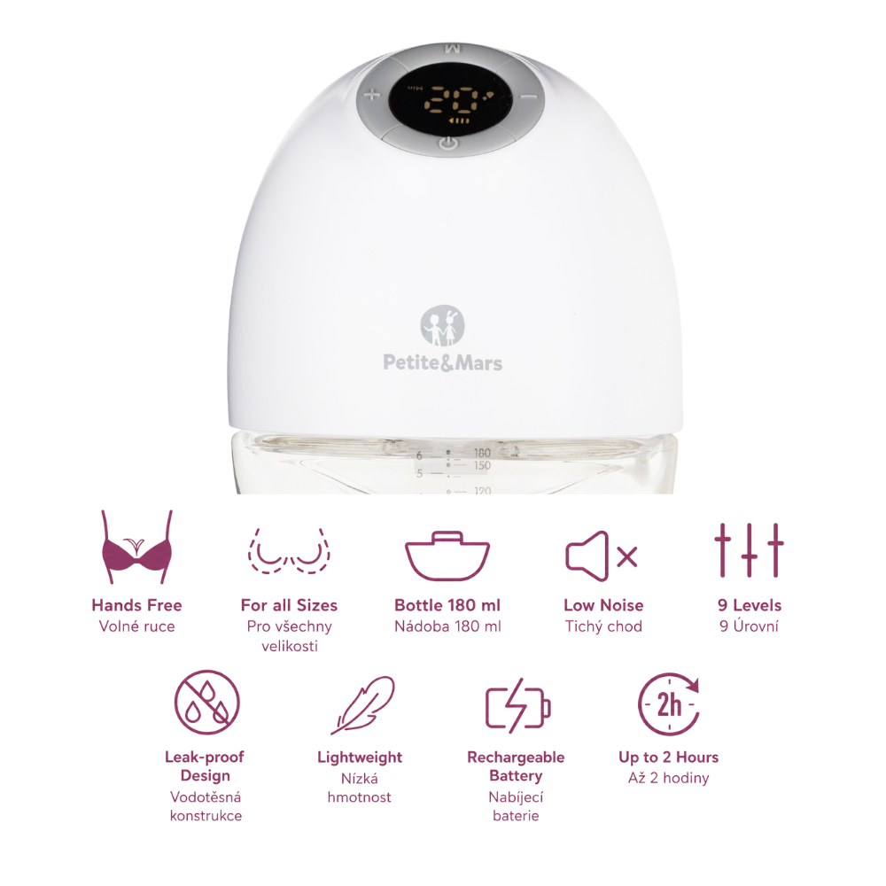 PETITE&amp;MARS Odsávačka materského mlieka elektrická handsfree Gaia Duo