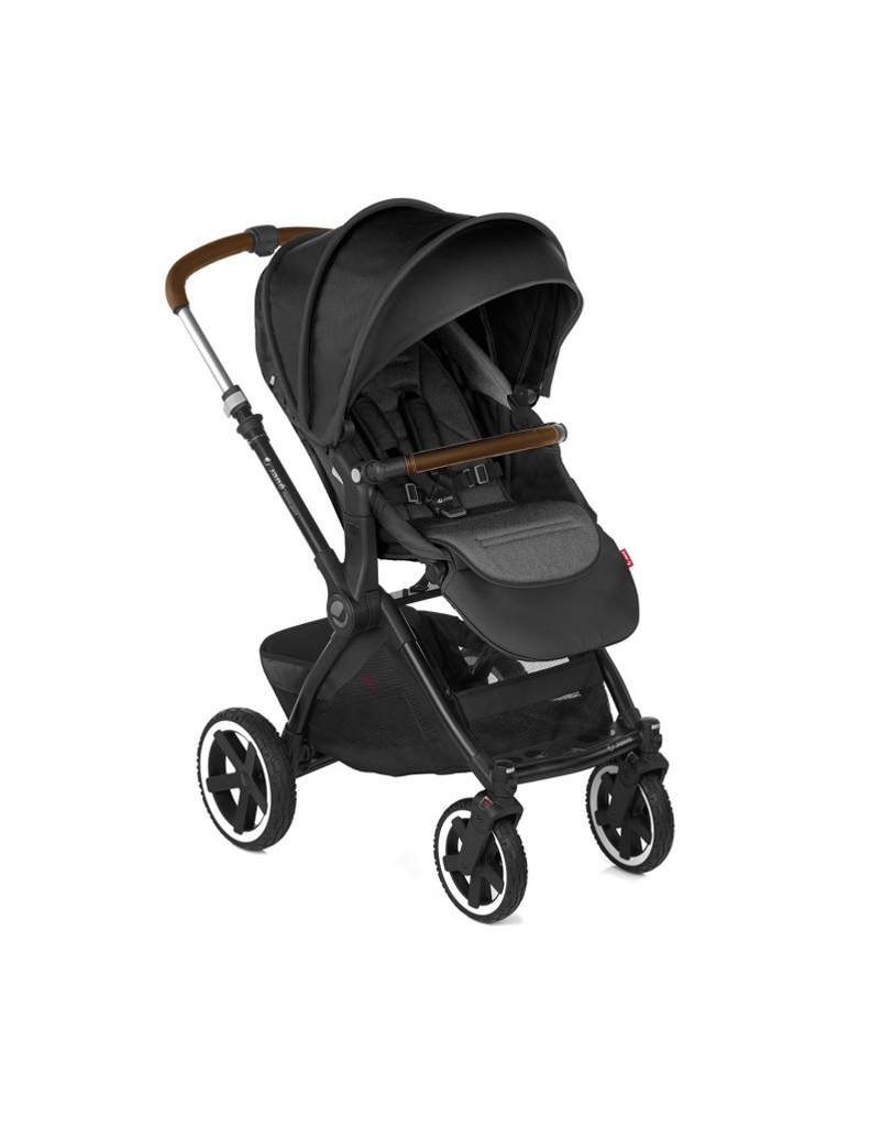 JANÉ Kočík kombinovaný Crosslight + korba Micro Pro + autosedačka Koos i-size Cold Black