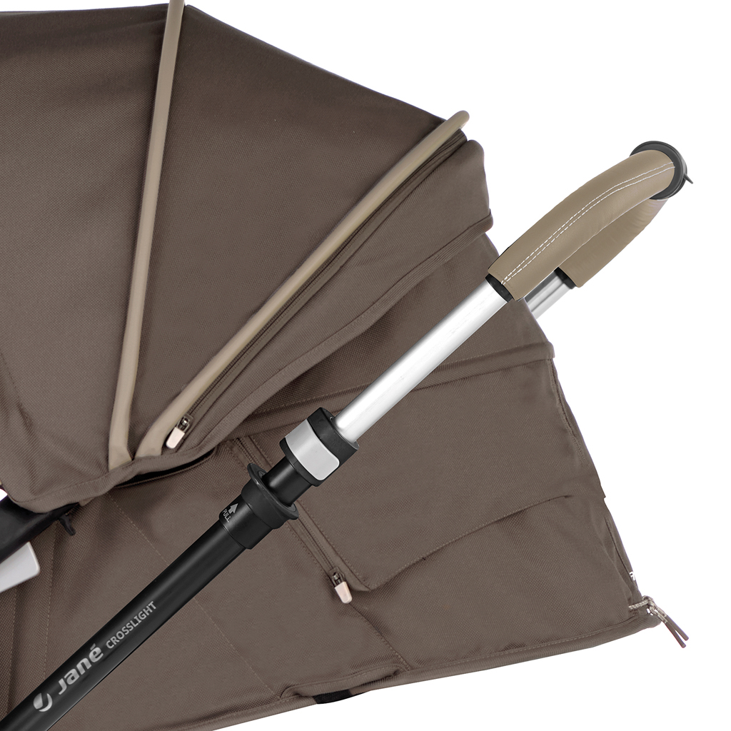 JANÉ Kočík kombinovaný Crosslight + korba Micro Pro + autosedačka Koos i-size Cold Black