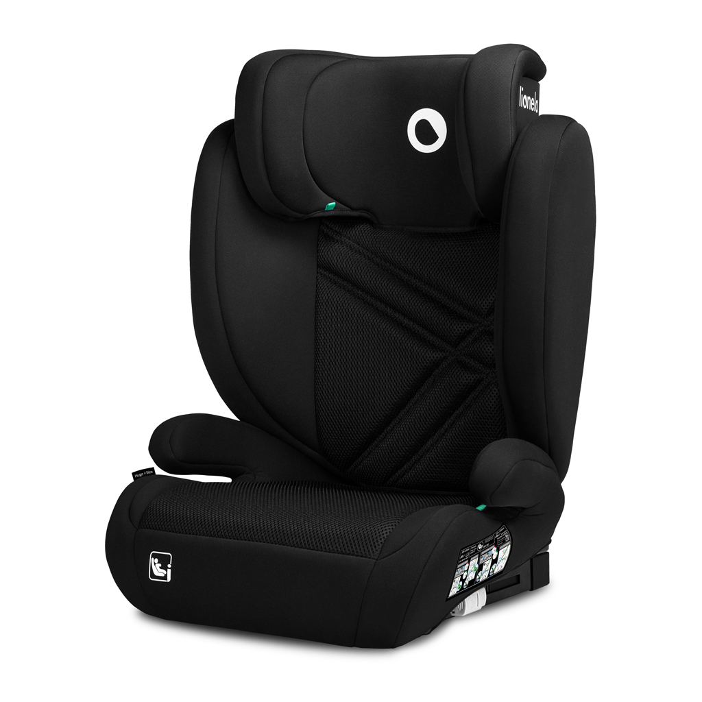 LIONELO Autosedačka Hugo i-Size (100-150 cm) Black Carbon