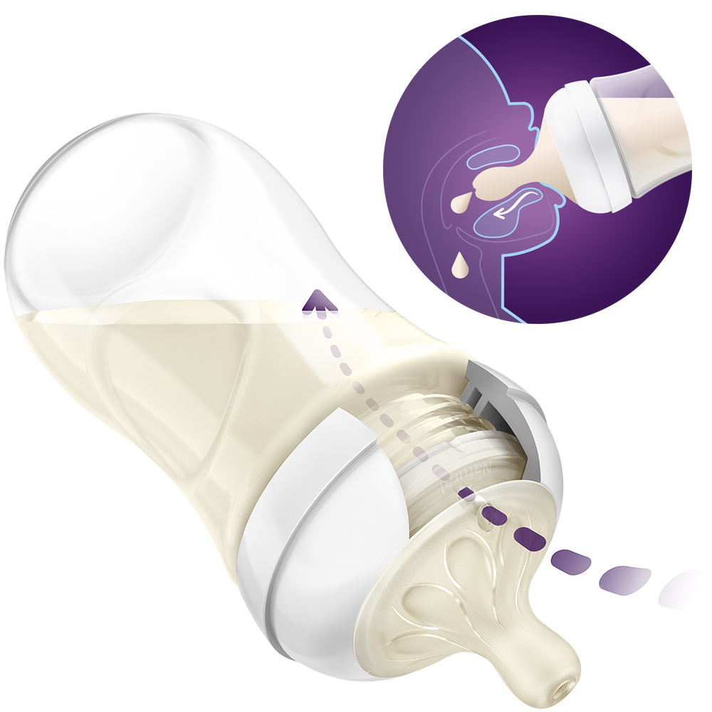 Philips AVENT Fľaša Natural Response 260 ml, 1m+ modrá