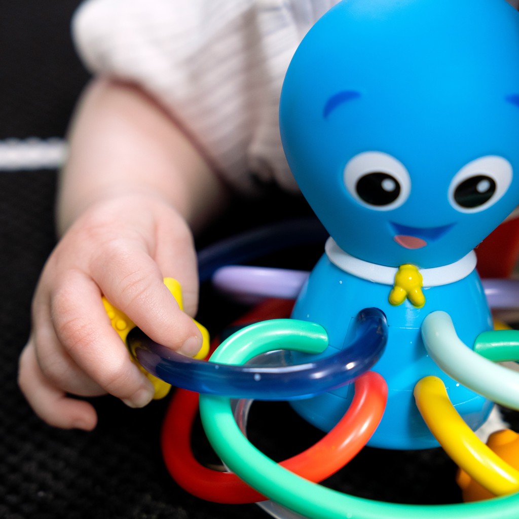 BABY EINSTEIN Hryzačka/hrkálka Opus’s Shake &amp; Soothe™ 0m+