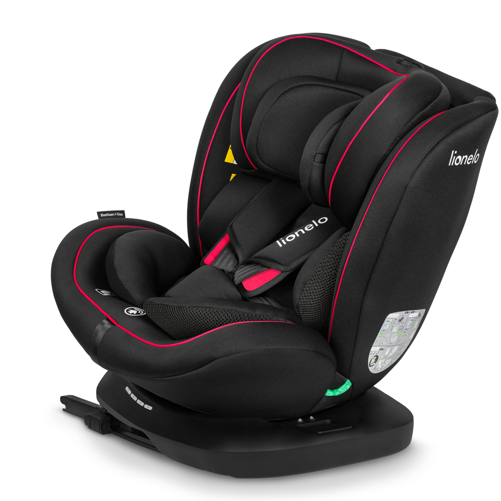 LIONELO Autosedačka Bastiaan i-Size (40-150 cm) Black Red