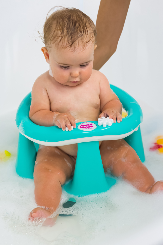 OK BABY Sedadlo do vane protišmykové Flipper Evolution s prísavkami 6–15m Beige