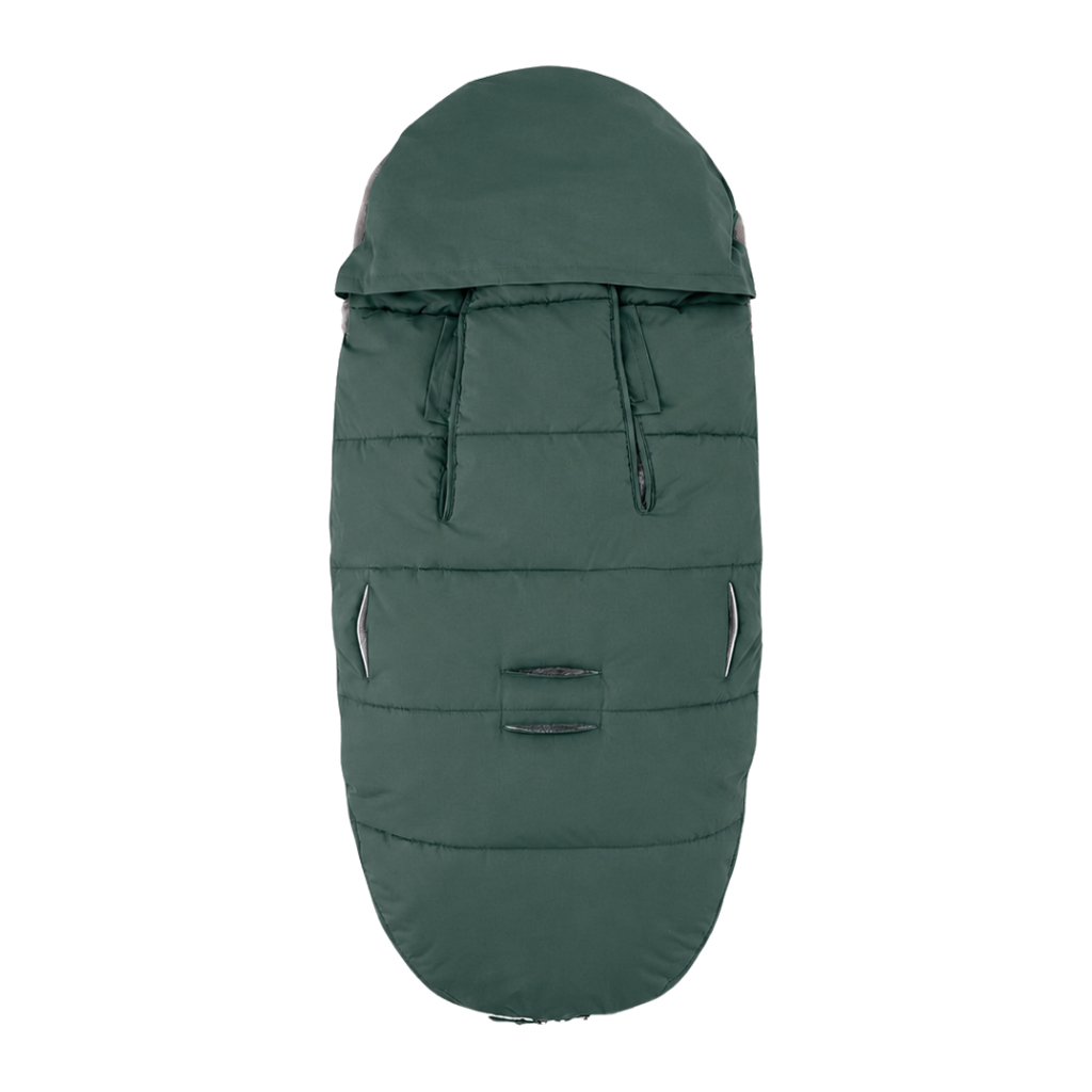 PETITE&amp;MARS Set zimný fusak Comfy 4v1 + rukavice na kočík Furry Veritable Khaki