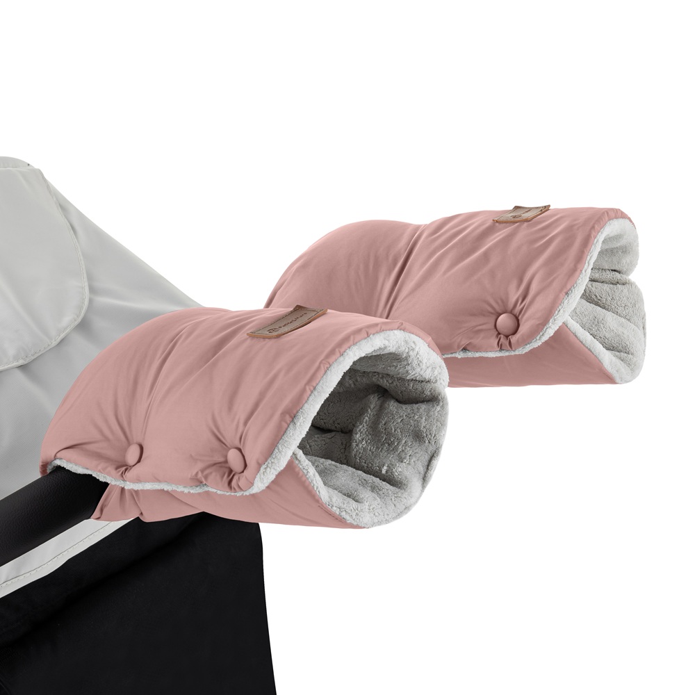 PETITE&amp;MARS Set zimný fusak Jibot 3v1 + rukavice na kočík Jasie Dusty Pink