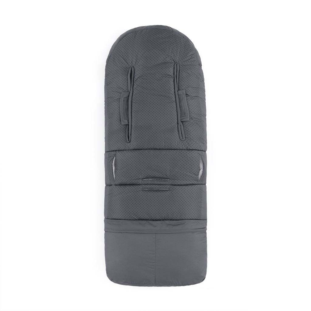 PETITE&amp;MARS Set zimný fusak Jibot 3v1 + rukavice na kočík Jasie Charcoal Grey