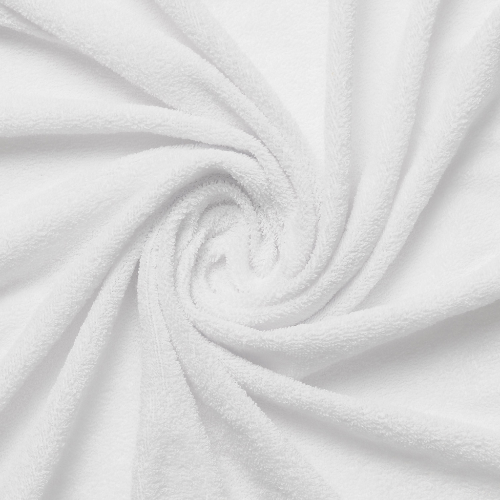 BABYMATEX Plachta napínacia froté Premium 70x140cm biela