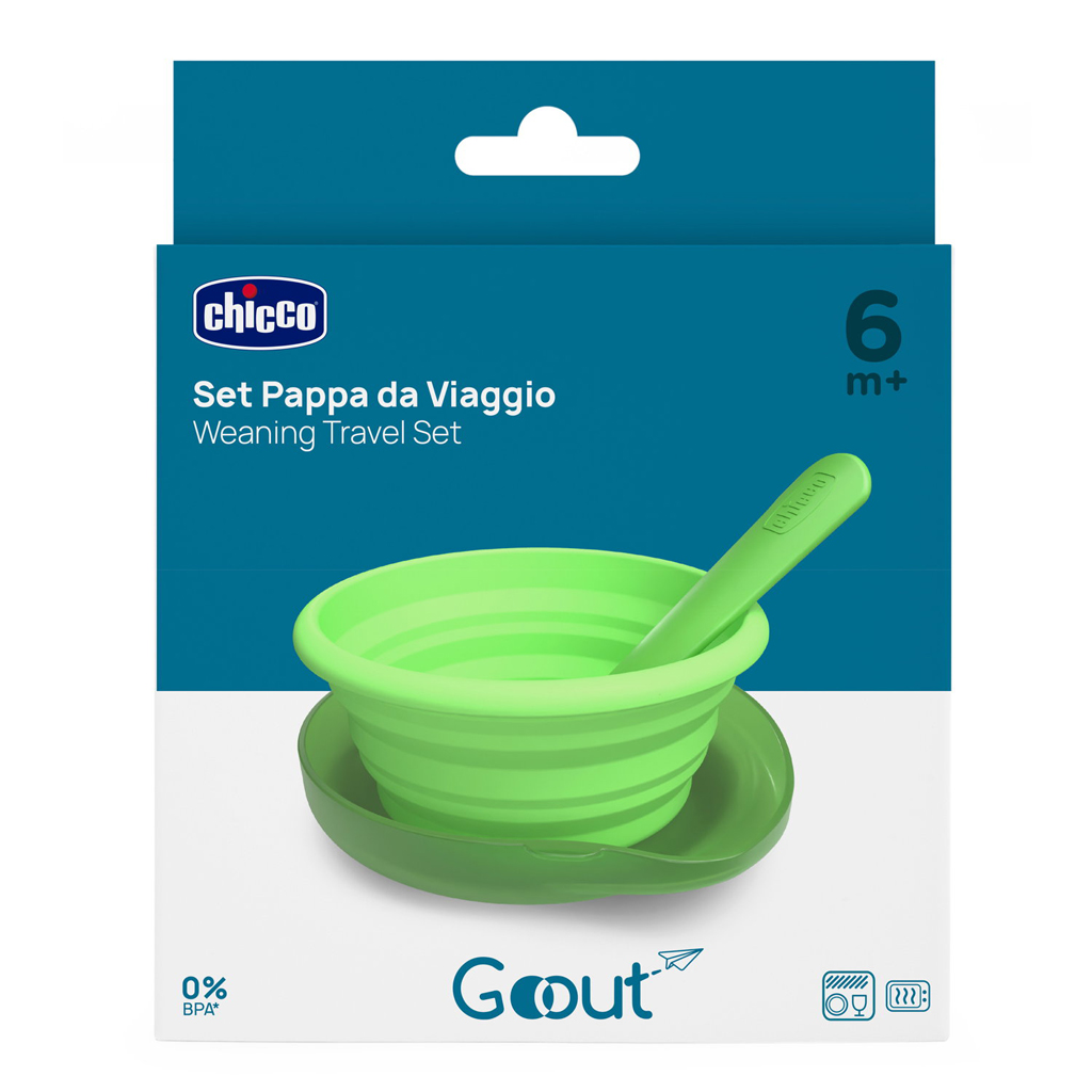 CHICCO Cestovná sada na kŕmenie