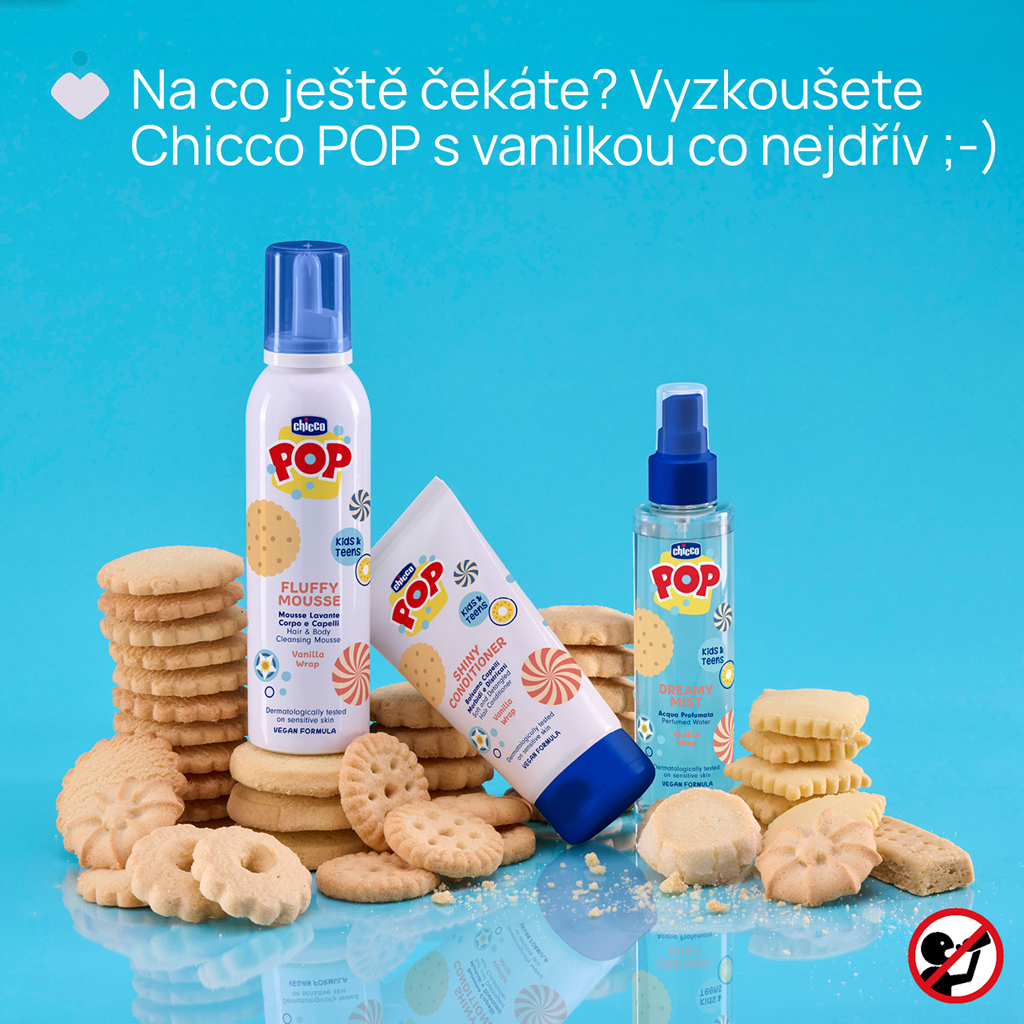CHICCO Parfumovaná voda Dreamy Mist POP 150ml s prenosným obalom Zmrzlina