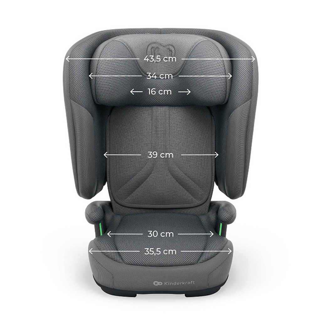 KINDERKRAFT Autosedačka skladacia Unity 2 I-Size Grey
