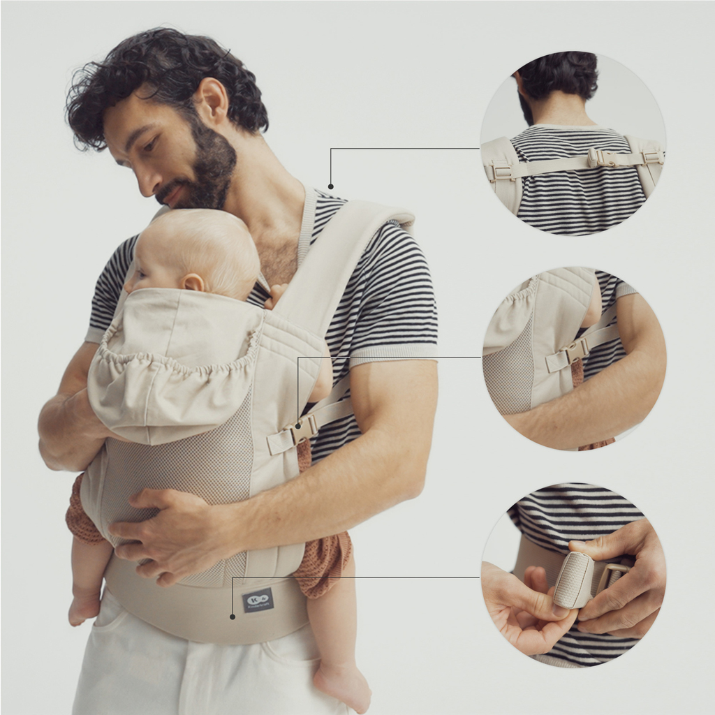 KINDERKRAFT Nosič detský CarryBee Beige