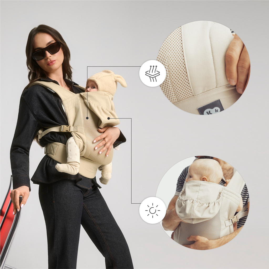 KINDERKRAFT Nosič detský CarryBee Beige