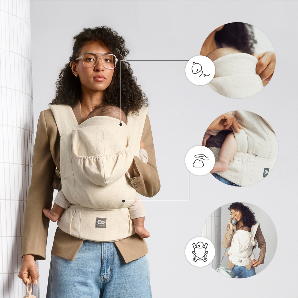 KINDERKRAFT Nosič detský Elara Beige