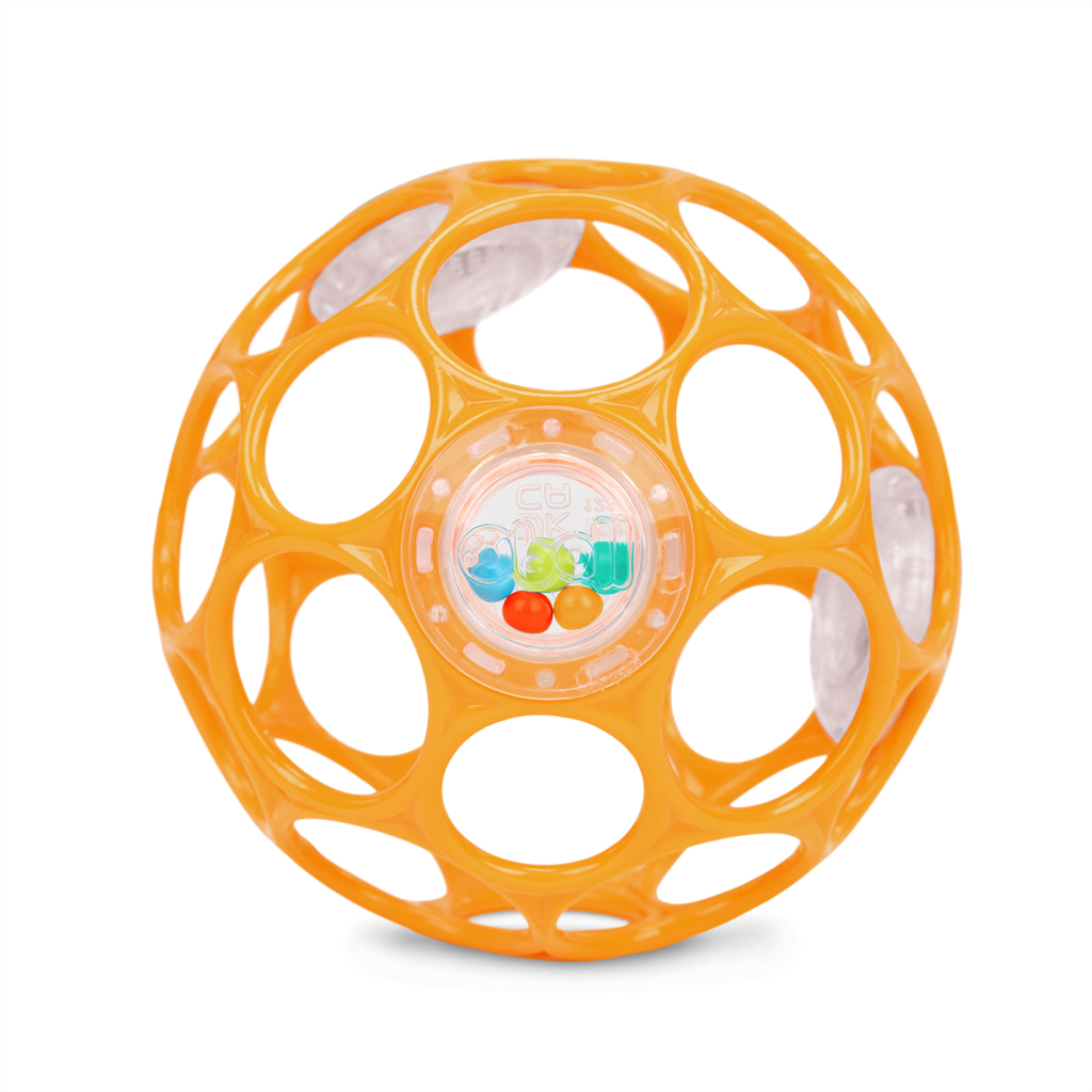 OBALL Hračka Oball RATTLE 10 cm orange 0m+
