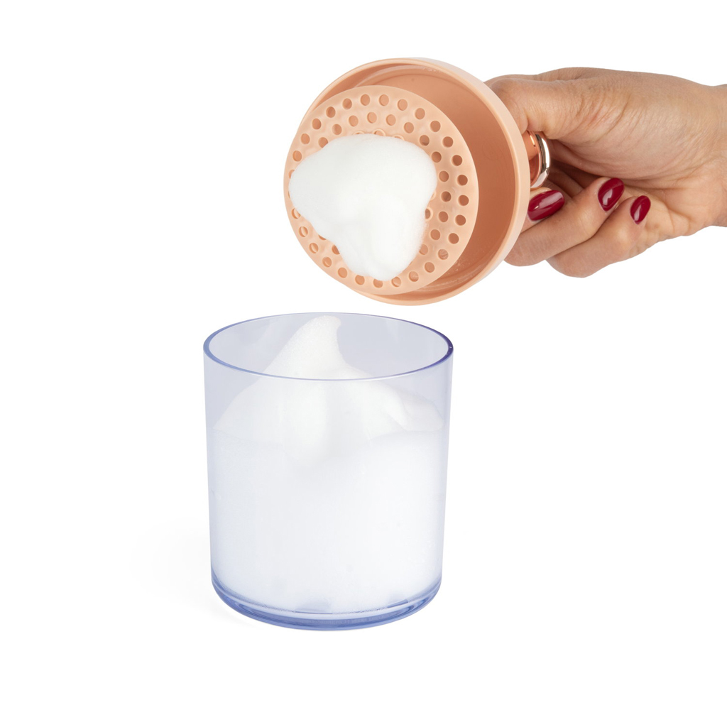CHICCO Jemný čistiaci gél na tvár POP Softy Vanilla 150ml s peniacim dávkovačom