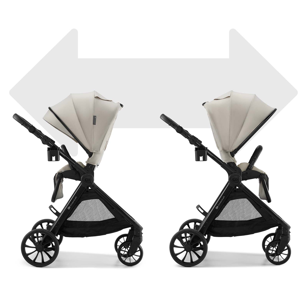 KINDERKRAFT Kočík kombinovaný Vesto 2 3v1 Beige