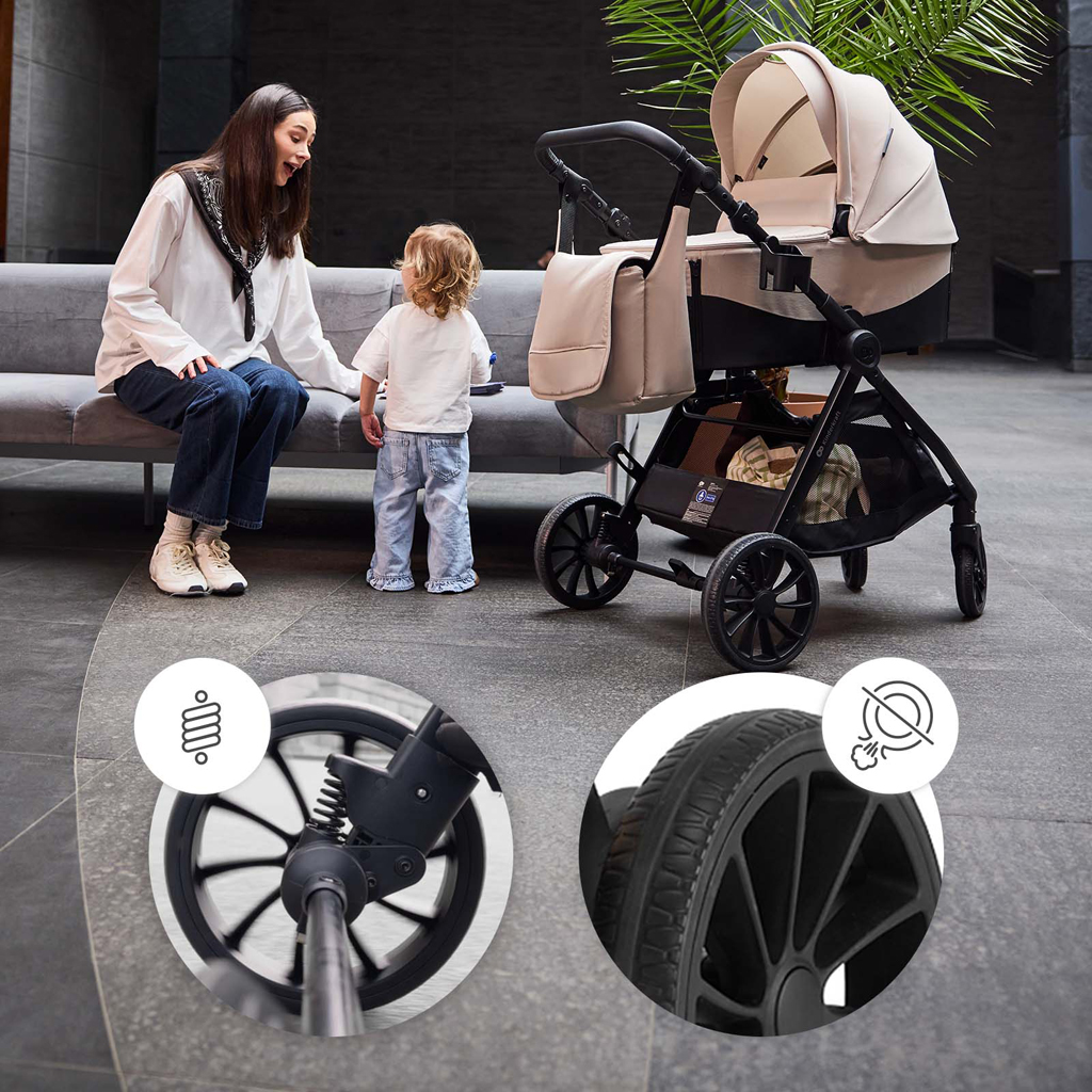 KINDERKRAFT Kočík kombinovaný Vesto 2 3v1 Grey