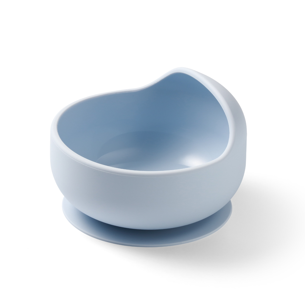 BABYONO Miska silikónová s prísavkou - blue 6m+