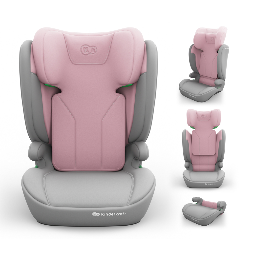 KINDERKRAFT Autosedačka i-Spark 2 Plus i-Size (100-150 cm) Pink
