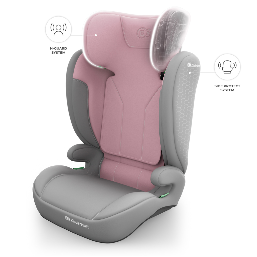 KINDERKRAFT Autosedačka i-Spark 2 Plus i-Size (100-150 cm) Pink