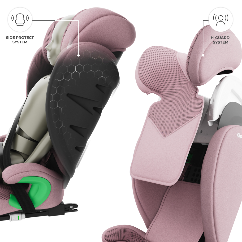 KINDERKRAFT Autosedačka Junior Fix 2 Plus (100-150 cm) Pink