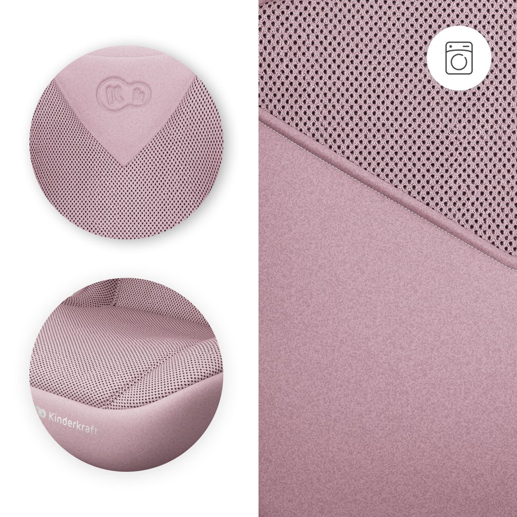 KINDERKRAFT Autosedačka Junior Fix 2 Plus (100-150 cm) Pink