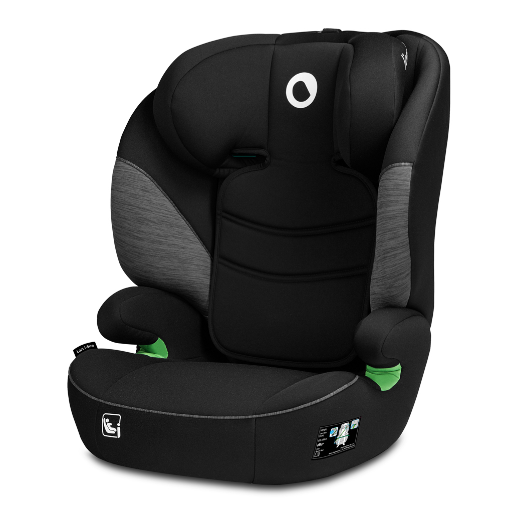 LIONELO Autosedačka Lars i-Size (100-150 cm) Black Grey