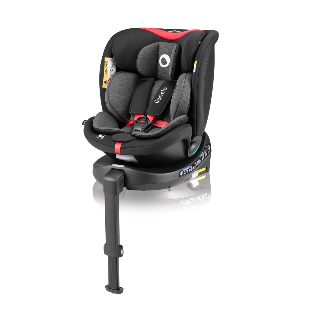 LIONELO Autosedačka Navy i-Size (40-150 cm) Black Red