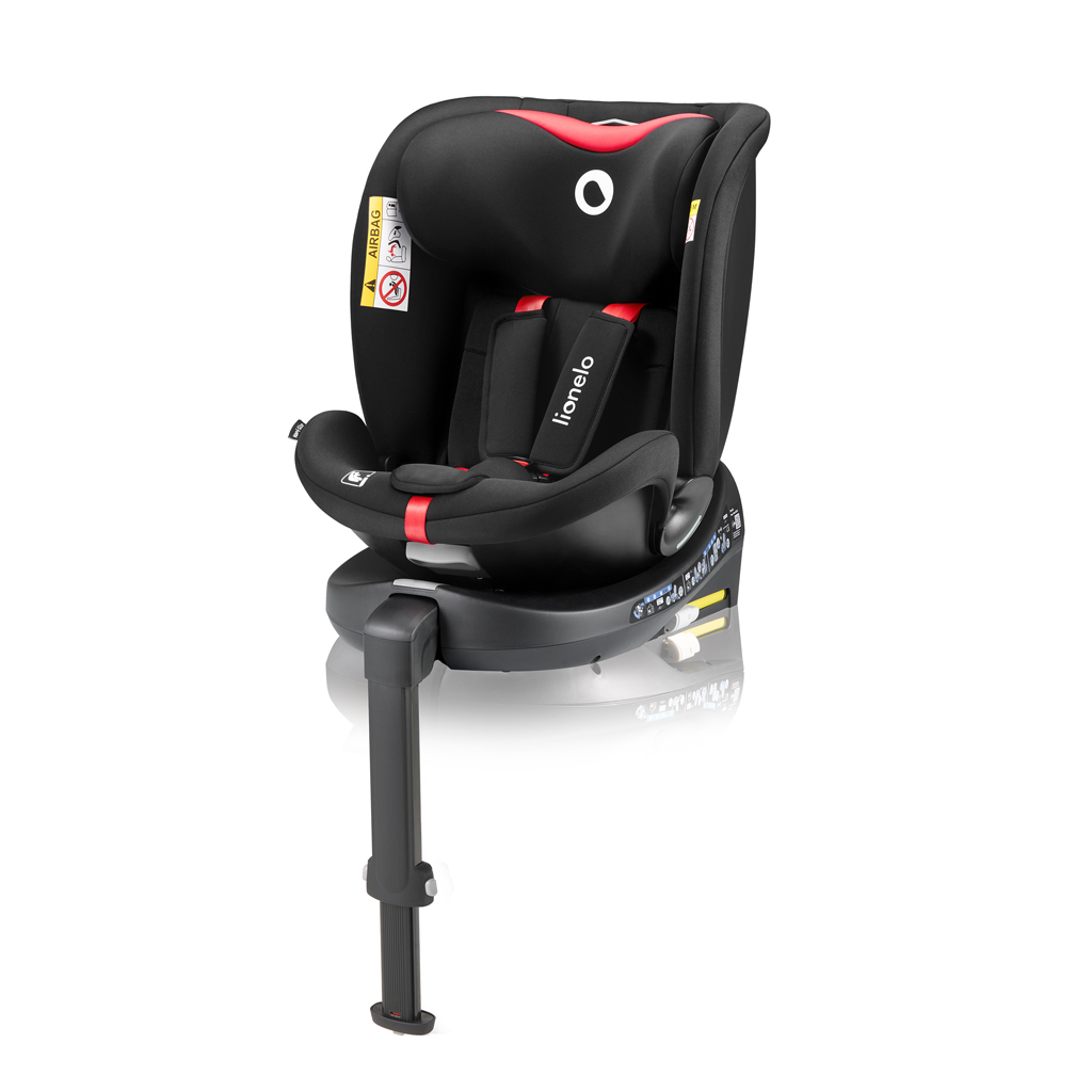 LIONELO Autosedačka Navy i-Size (40-150 cm) Black Red