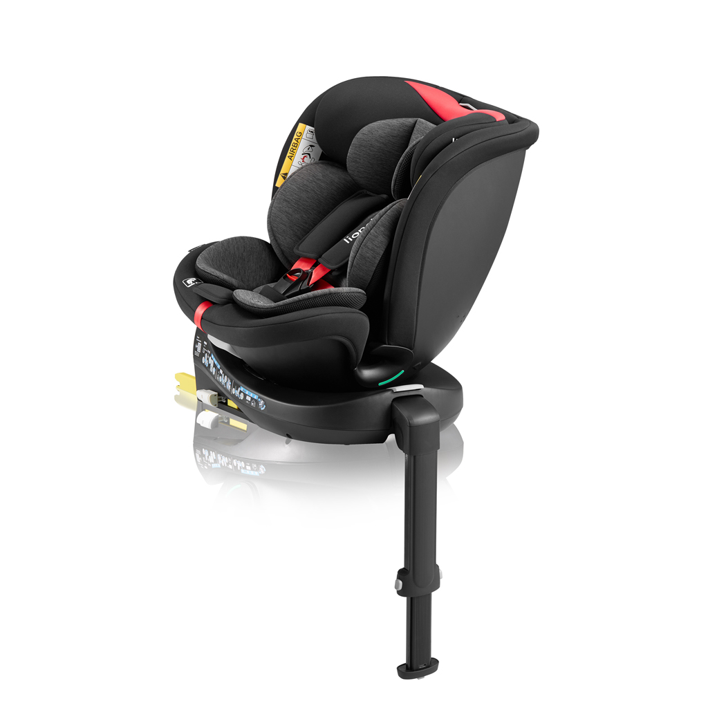 LIONELO Autosedačka Navy i-Size (40-150 cm) Black Red