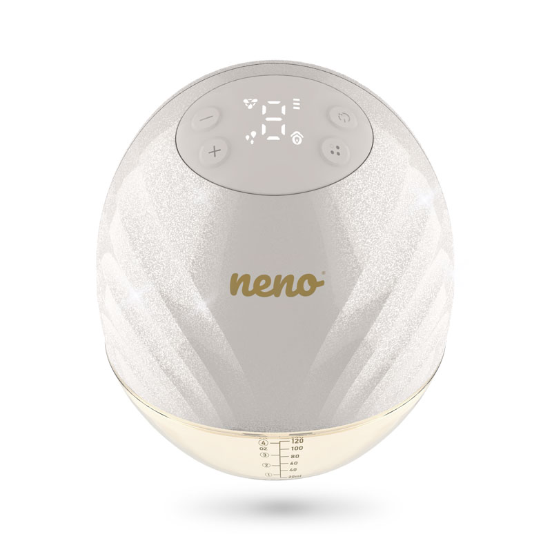 NENO Odsávačka mlieka Perla bezdrôtová hands-free mušľová 3-fázová, 9 úrovní odsávania, USB-C