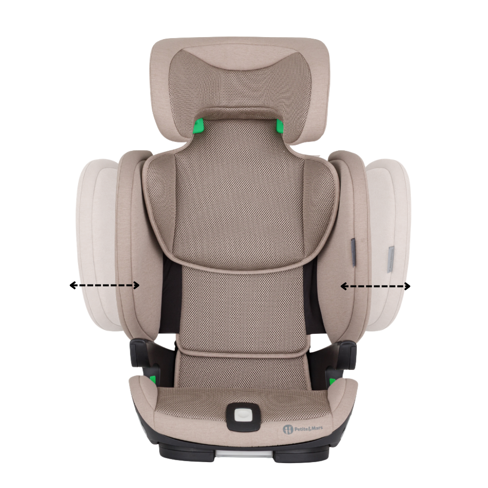 PETITE&amp;MARS Autosedačka Elite Fix Pro i-Size Tan Brown Air 100-150 cm (15-36 kg)