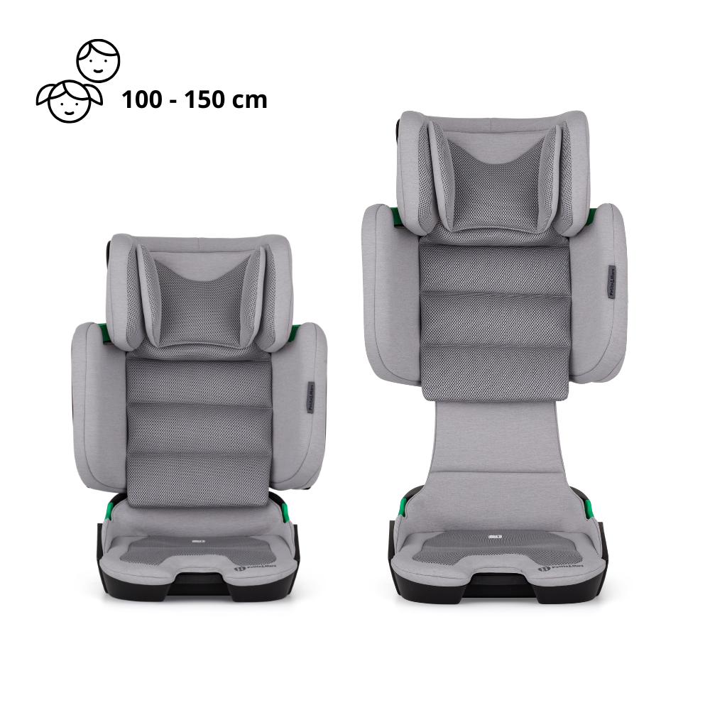 PETITE&amp;MARS Autosedačka Flex Pro i-Size Gentle Grey Air 100-150 cm (15-36 kg)