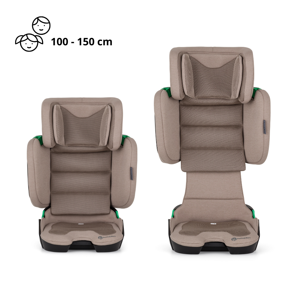 PETITE&amp;MARS Autosedačka Flex Pro i-Size Tan Brown Air 100-150 cm (15-36 kg)
