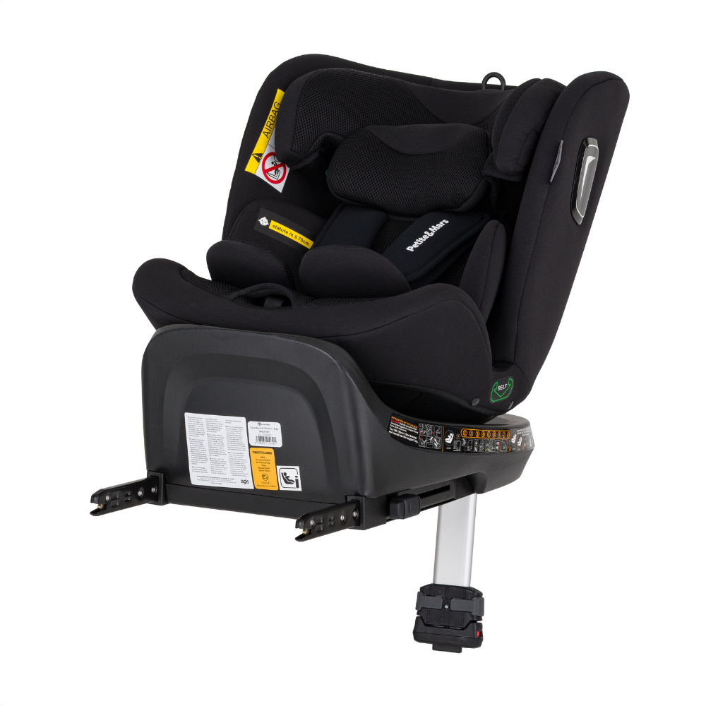 PETITE&amp;MARS Autosedačka Twistguard Pro i-Size Coal Black Air 40-150 cm(0-36 kg)