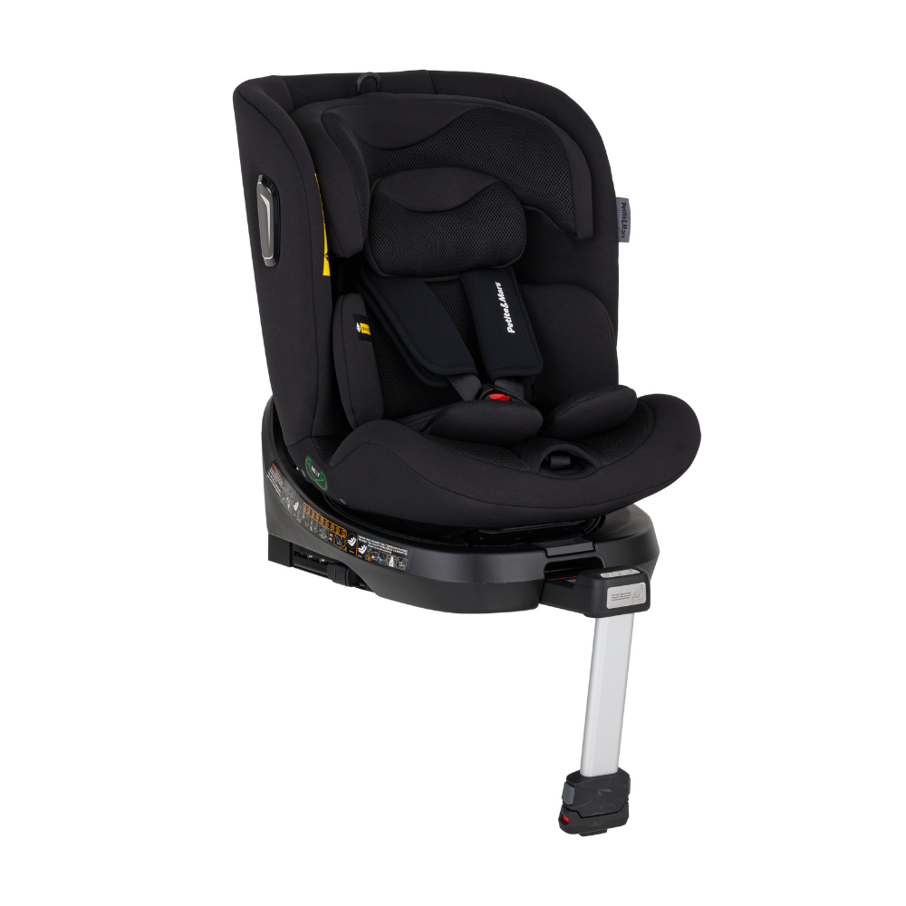 PETITE&amp;MARS Autosedačka Twistguard Pro i-Size Coal Black Air 40-150 cm(0-36 kg)