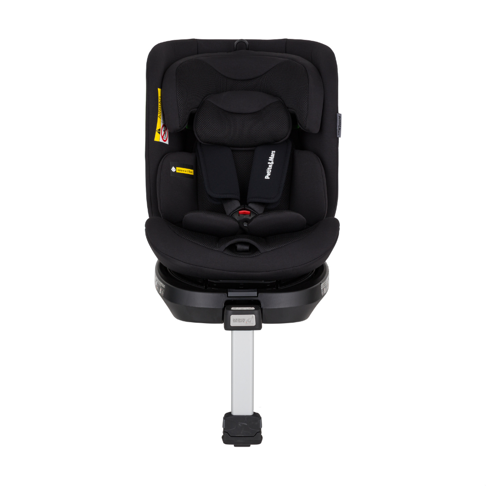 PETITE&amp;MARS Autosedačka Twistguard Pro i-Size Coal Black Air 40-150 cm(0-36 kg)