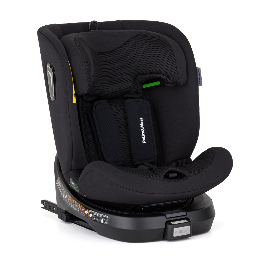 PETITE&amp;MARS Autosedačka Twistguard Pro i-Size Coal Black Air 40-150 cm(0-36 kg)