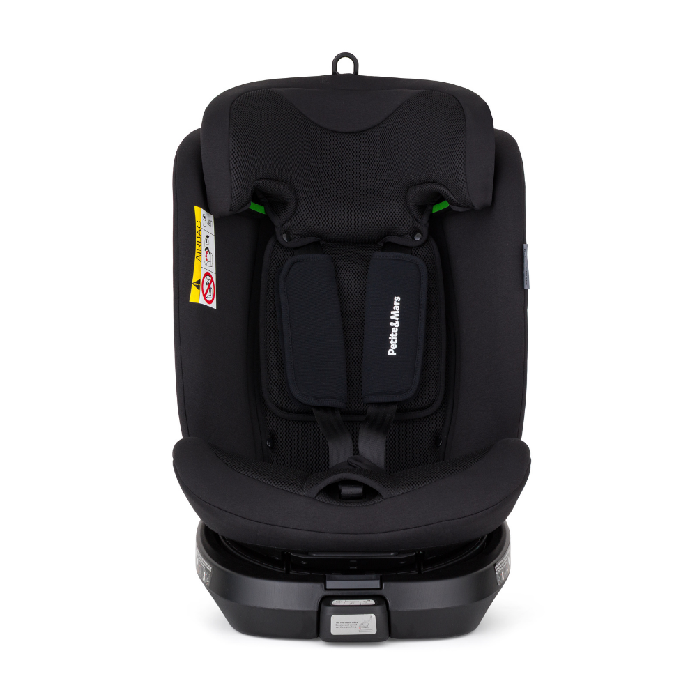 PETITE&amp;MARS Autosedačka Twistguard Pro i-Size Coal Black Air 40-150 cm(0-36 kg)